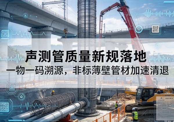 丰台区声测管质量新规落地，一物一码溯源，非标薄壁管材加速清退